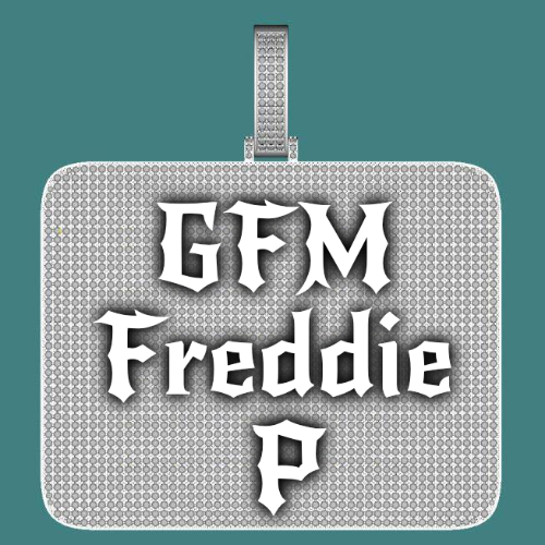 CUSTOM LETTER NECKLACE 3D BIG SQUARE
