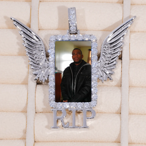 RIP WING 3D CUSTOM PICTURE PENDANT