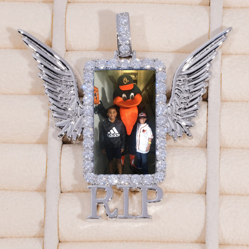 RIP WING 3D CUSTOM PICTURE PENDANT