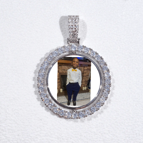 3D Spinning 2-Faced Custom Picture Pendant