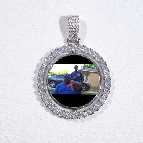 3D Spinning 2-Faced Custom Picture Pendant