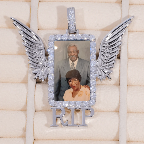 RIP WING 3D CUSTOM PICTURE PENDANT