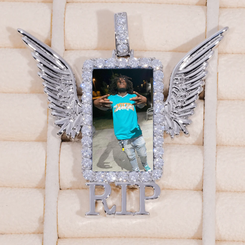 RIP WING 3D CUSTOM PICTURE PENDANT