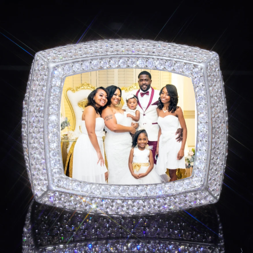 3D CUSTOM PICTURE ICED RING
