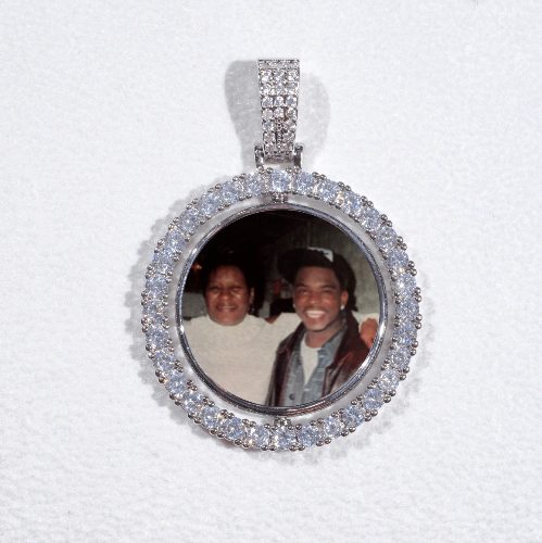 3D Spinning 2-Faced Custom Picture Pendant