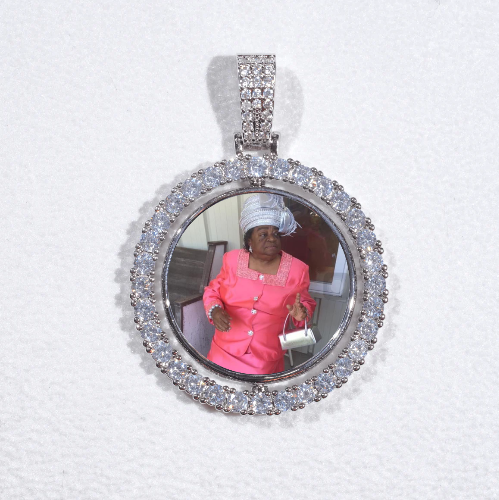 3D Spinning 2-Faced Custom Picture Pendant