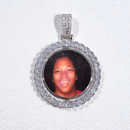3D Spinning 2-Faced Custom Picture Pendant
