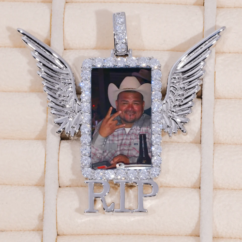 RIP WING 3D CUSTOM PICTURE PENDANT