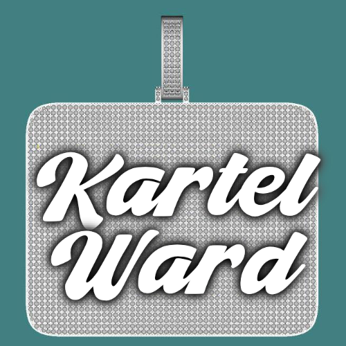 CUSTOM LETTER NECKLACE 3D BIG SQUARE