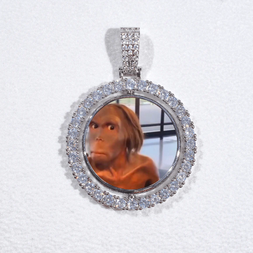 3D Spinning 2-Faced Custom Picture Pendant