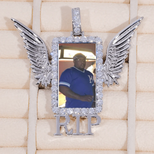 RIP WING 3D CUSTOM PICTURE PENDANT