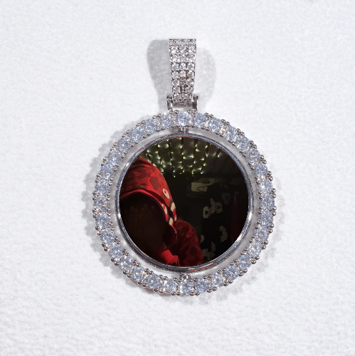 3D Spinning 2-Faced Custom Picture Pendant