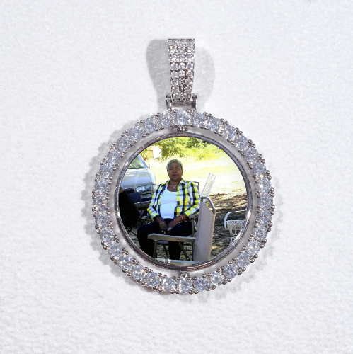 3D Spinning 2-Faced Custom Picture Pendant