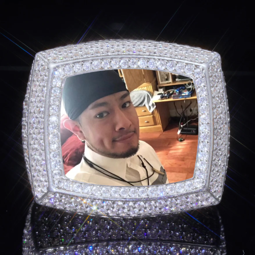 3D CUSTOM PICTURE ICED RING