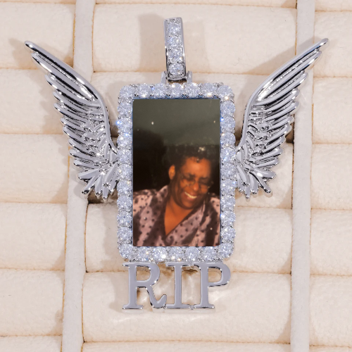 RIP WING 3D CUSTOM PICTURE PENDANT