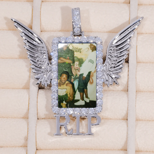 RIP WING 3D CUSTOM PICTURE PENDANT