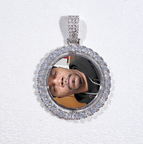 3D Spinning 2-Faced Custom Picture Pendant