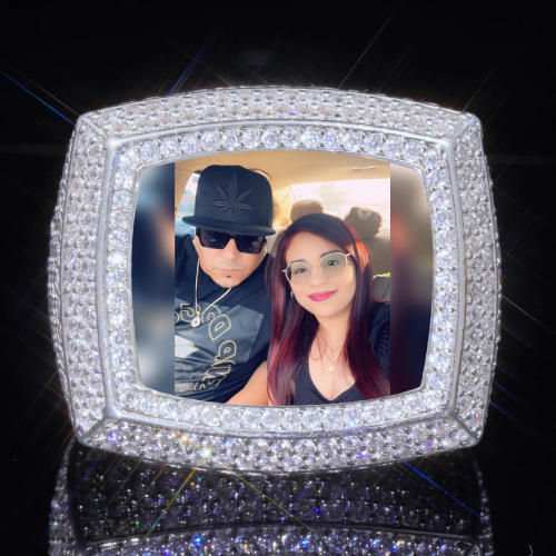 3D CUSTOM PICTURE ICED RING
