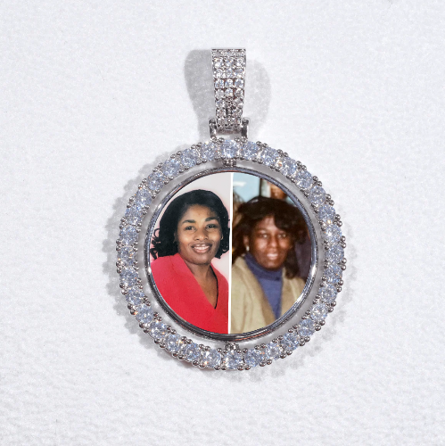 3D Spinning 2-Faced Custom Picture Pendant