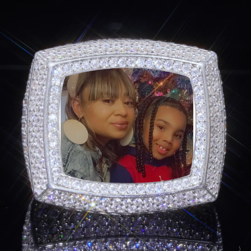 3D CUSTOM PICTURE ICED RING