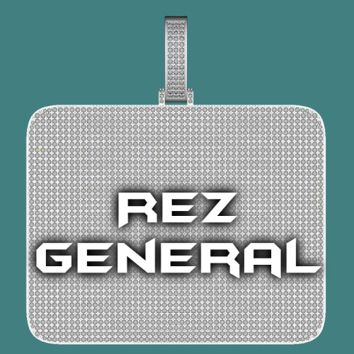 CUSTOM LETTER NECKLACE 3D BIG SQUARE