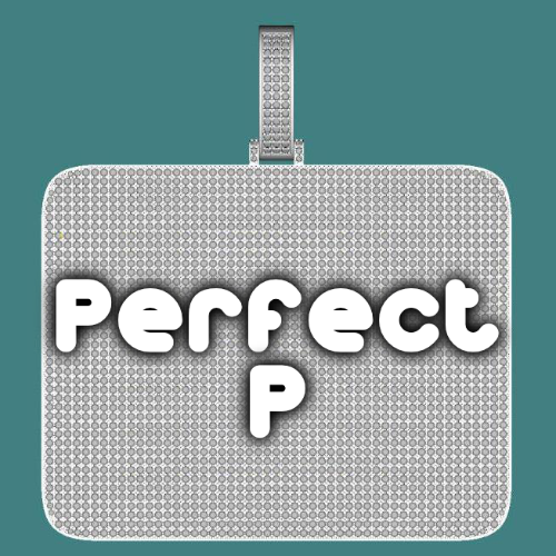 CUSTOM LETTER NECKLACE 3D BIG SQUARE