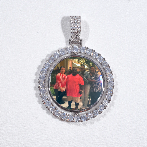 3D Spinning 2-Faced Custom Picture Pendant