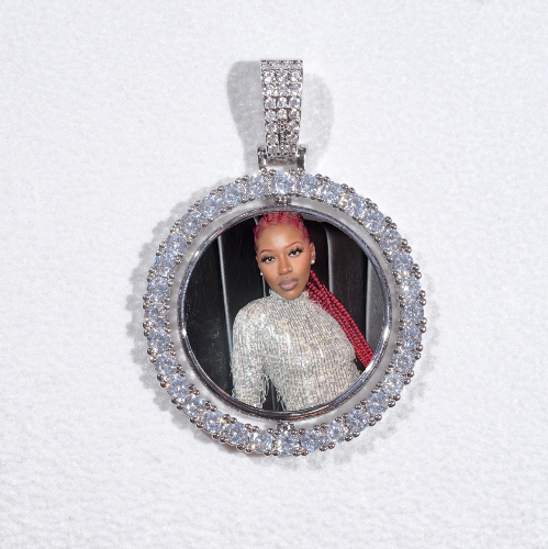 3D Spinning 2-Faced Custom Picture Pendant