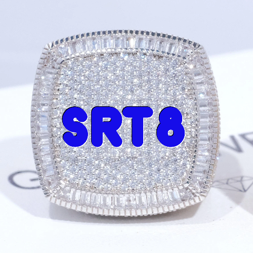 CUSTOM LETTER 3D ICED RING