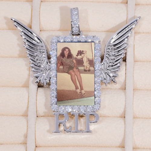 RIP WING 3D CUSTOM PICTURE PENDANT