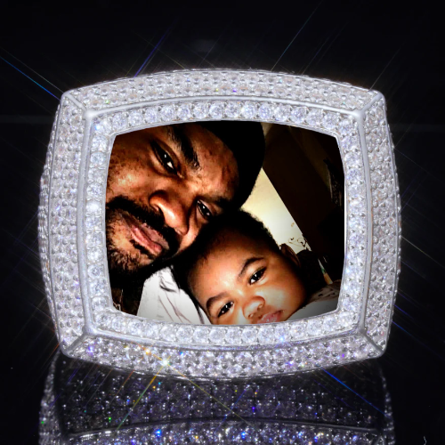 3D CUSTOM PICTURE ICED RING