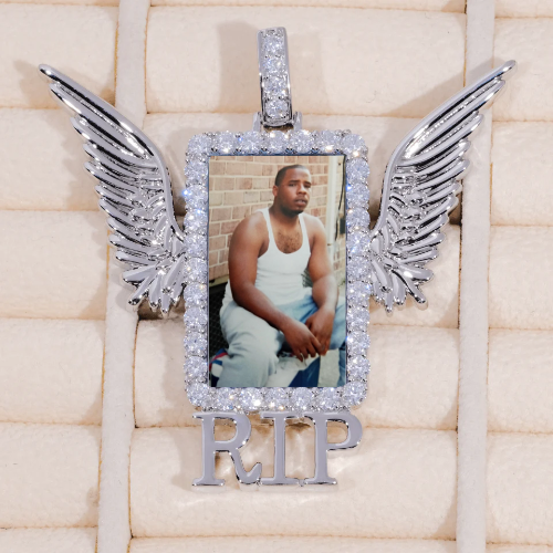 RIP WING 3D CUSTOM PICTURE PENDANT