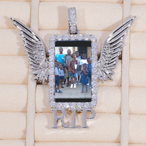 RIP WING 3D CUSTOM PICTURE PENDANT