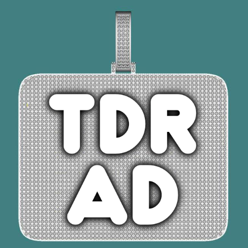 CUSTOM LETTER NECKLACE 3D BIG SQUARE
