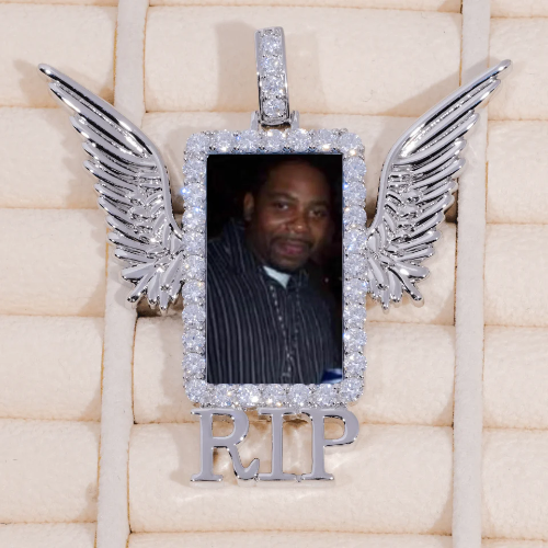 RIP WING 3D CUSTOM PICTURE PENDANT