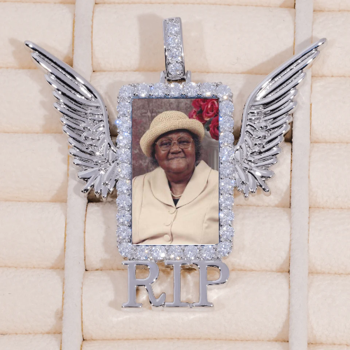 RIP WING 3D CUSTOM PICTURE PENDANT
