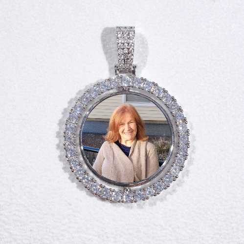 3D Spinning 2-Faced Custom Picture Pendant