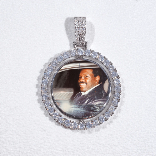 3D Spinning 2-Faced Custom Picture Pendant