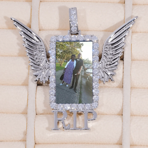 RIP WING 3D CUSTOM PICTURE PENDANT