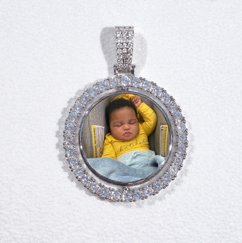 3D Spinning 2-Faced Custom Picture Pendant