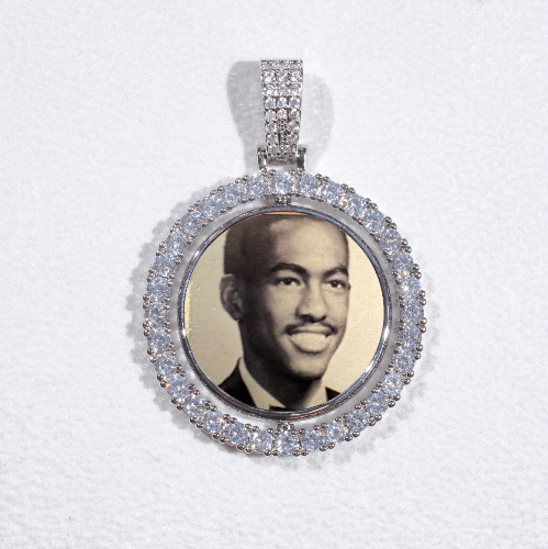 3D Spinning 2-Faced Custom Picture Pendant
