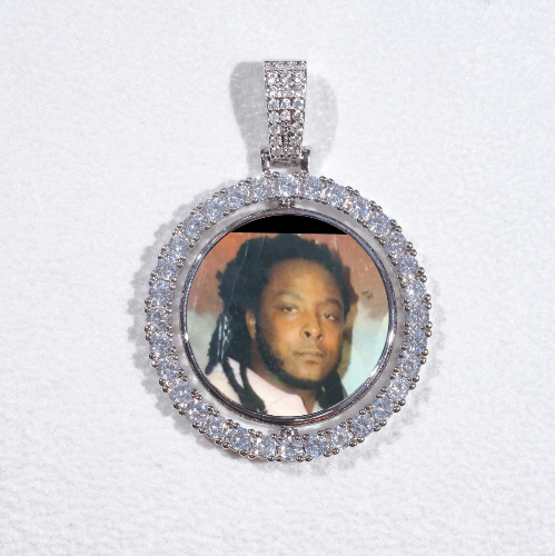 3D Spinning 2-Faced Custom Picture Pendant