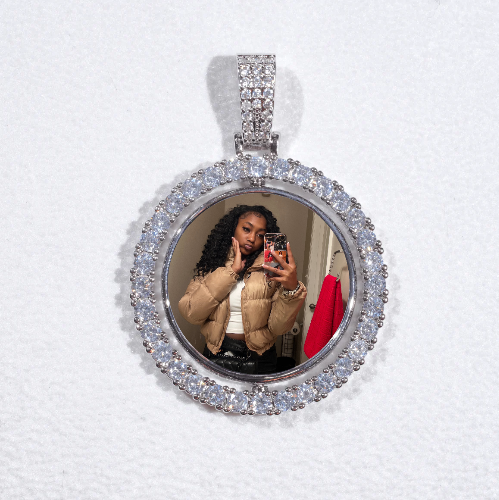 3D Spinning 2-Faced Custom Picture Pendant