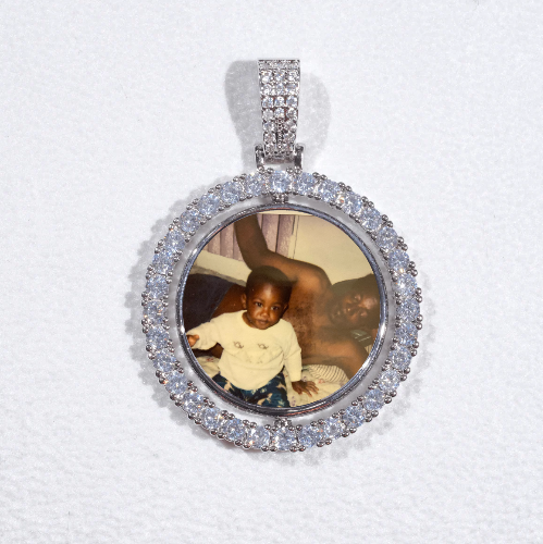 3D Spinning 2-Faced Custom Picture Pendant