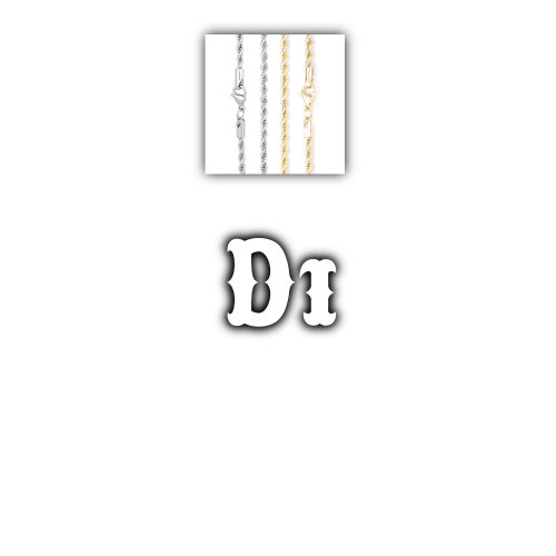 Custom Letters Freibeuter Font Necklace