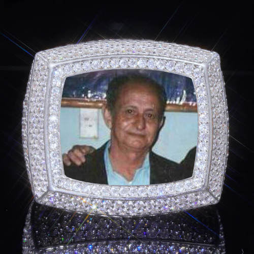 3D CUSTOM PICTURE ICED RING