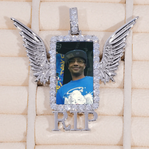 RIP WING 3D CUSTOM PICTURE PENDANT