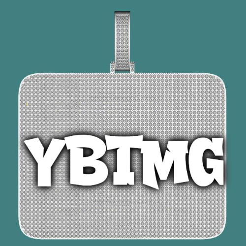 CUSTOM LETTER NECKLACE 3D BIG SQUARE
