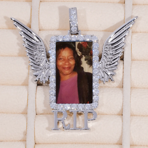 RIP WING 3D CUSTOM PICTURE PENDANT