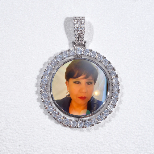 3D Spinning 2-Faced Custom Picture Pendant